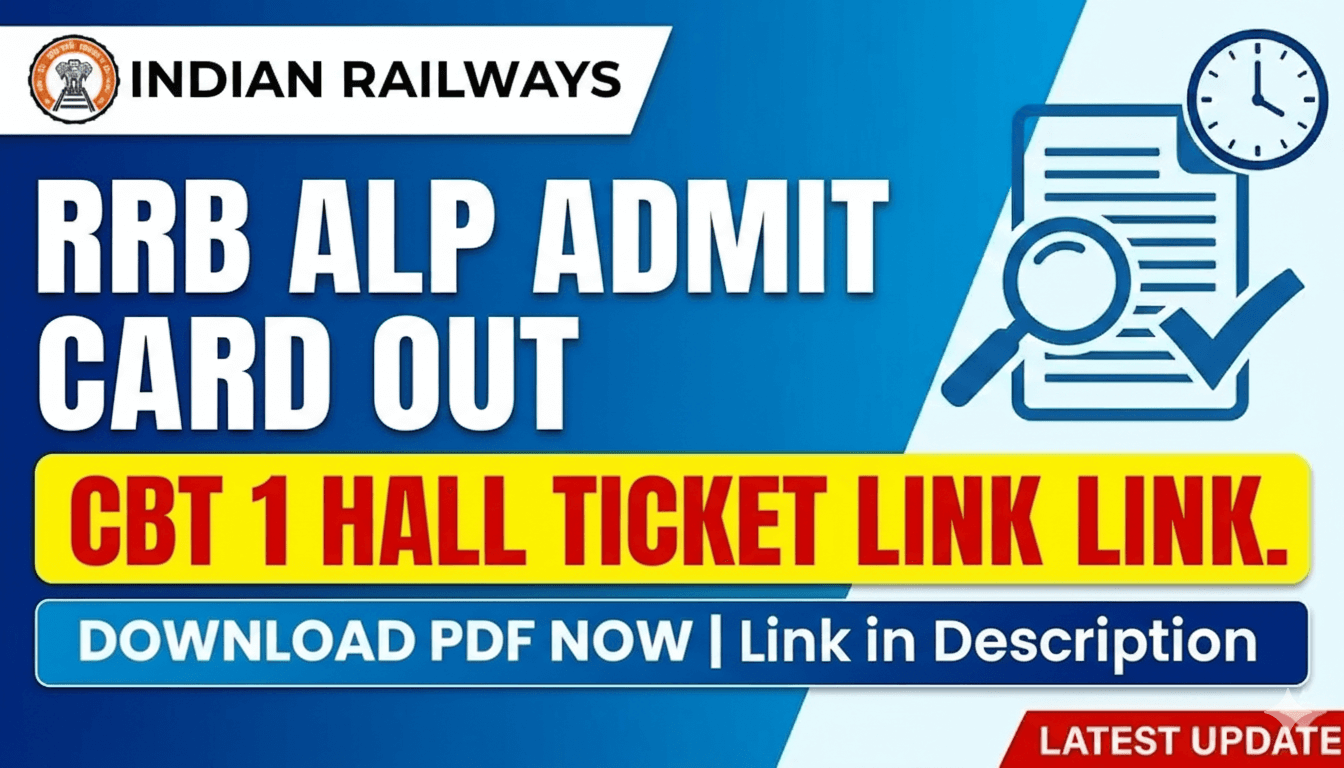 RRB ALP Admit Card