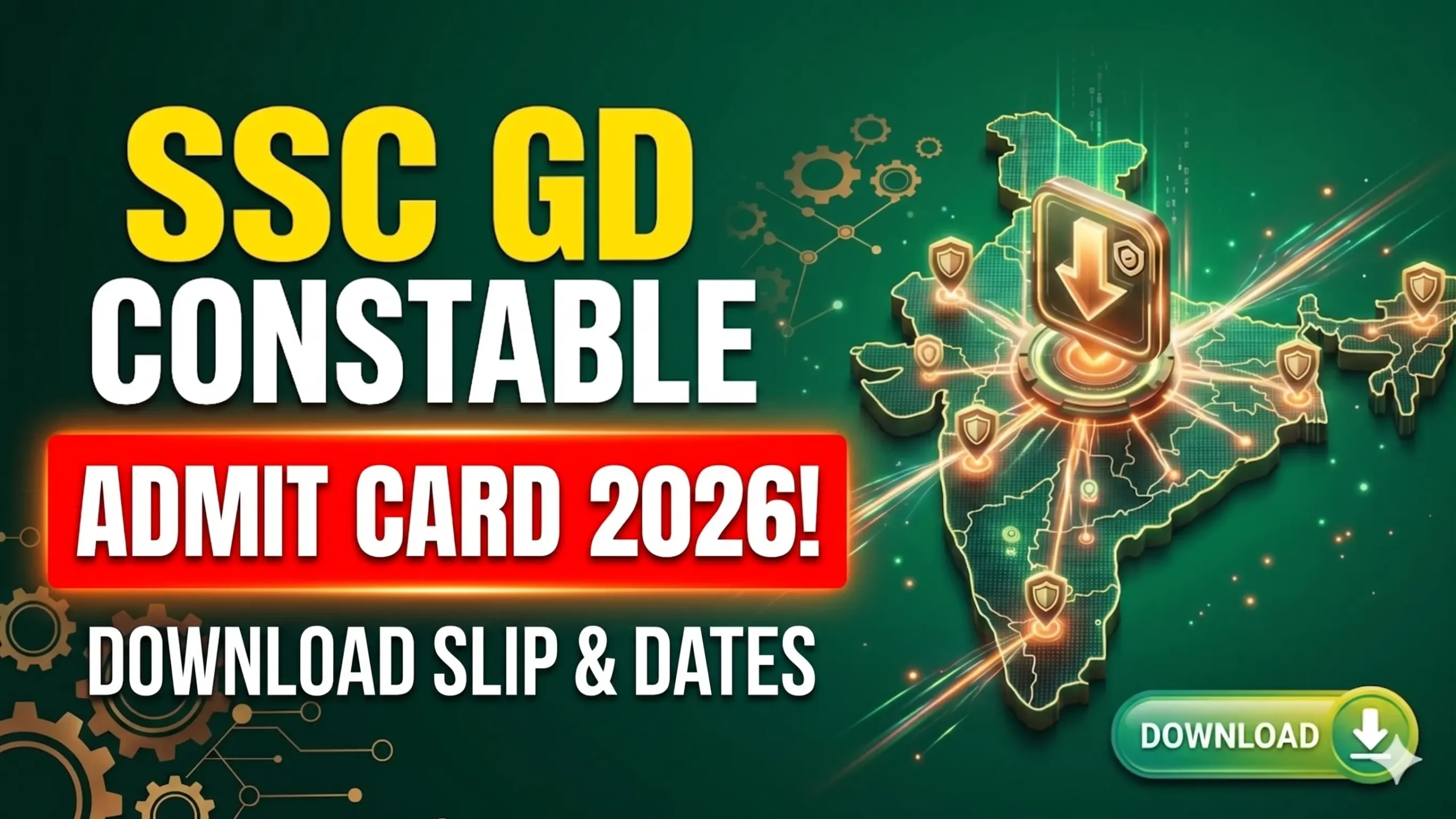 SSC GD Constable Admit Card 2026