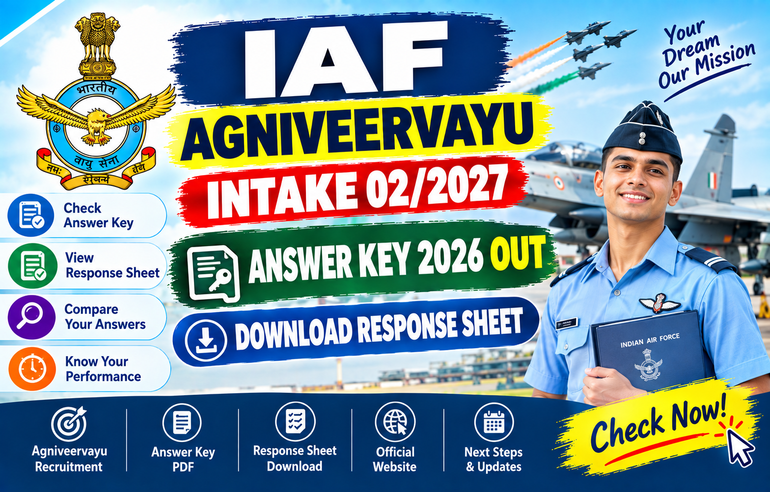 IAF Agniveervayu Intake 02/2027 Answer Key 2026
