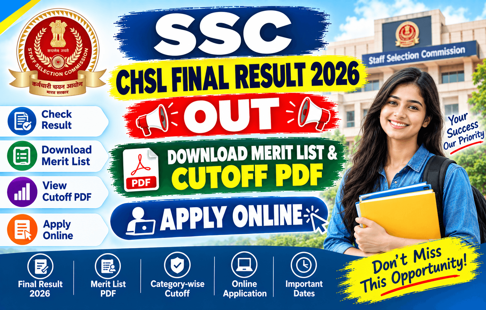 SSC CHSL Final Result 2026